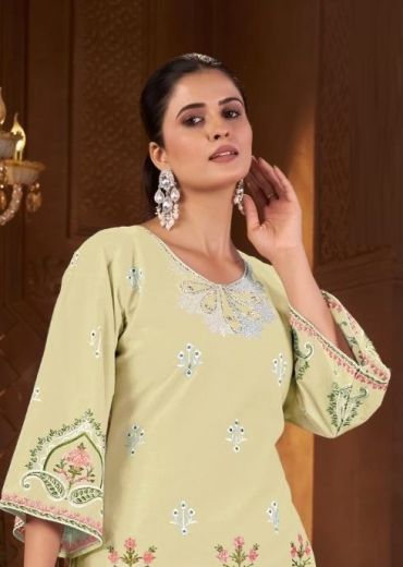 KAAVYA CO-ORD SETS - Catalog # 58814 (Set of 4 SIZE-SETS [Tops With Bottoms]) by Brand AFSANA