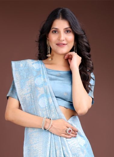 SOOTRA - Catalog # 58851 (Set of 6 Sarees) by Brand DESI MUSE