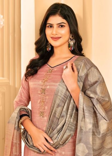 KHANAK - Catalog # 58880 (Set of 10 Readymade Salwar Suits) by Brand DESI MUSE