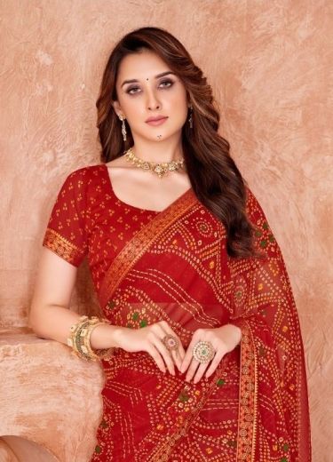 SIMAAYA 35 - Catalog # 58950 (Set of 12 Sarees) by Brand RUCHI SAREES