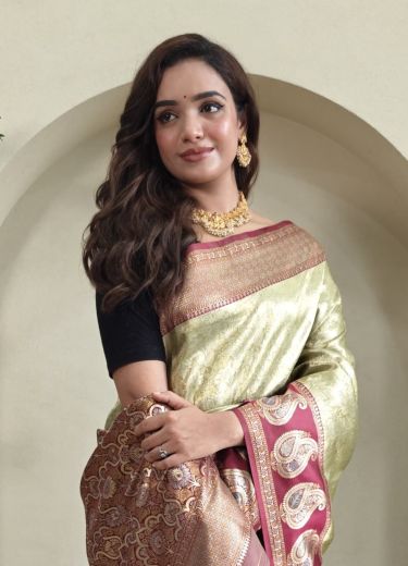 SAMISHA - Catalog # 59047 (Set of 4 Sarees) by Brand DESI MUSE
