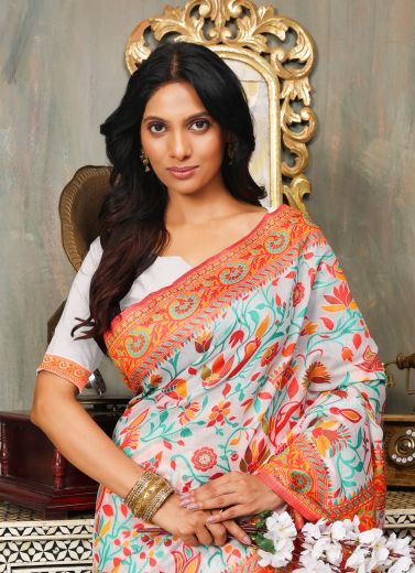 AYURVASTRA - Catalog # 59111 (Set of 6 Sarees) by Brand DESI MUSE