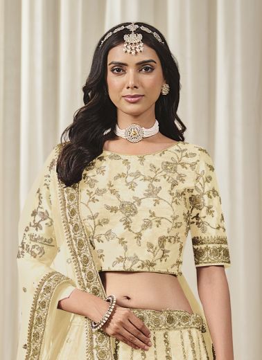 MOHINI 2 - Catalog # 59151 (Set of 2 Semi-Stitched Lehengas) by Brand DESI MUSE