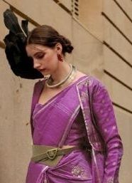 KRONICLE SILK - Catalog # 59188 (Set of 7 Sarees) by Brand RAJTEX FABRICS
