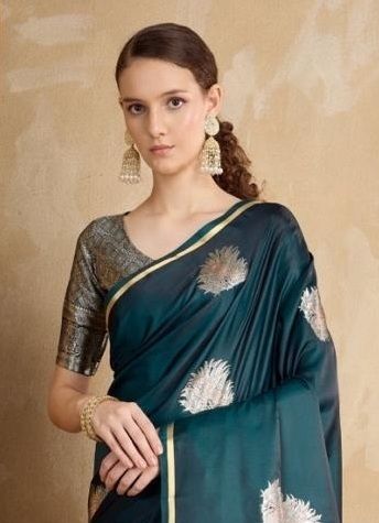 KANTHAKALA PANTHER - Catalog # 59220 (Set of 5 Sarees) by Brand RAJTEX FABRICS
