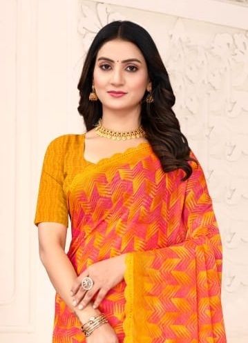 SAVERA 12 - Catalog # 59262 (Set of 12 Sarees) by Brand RUCHI SAREES