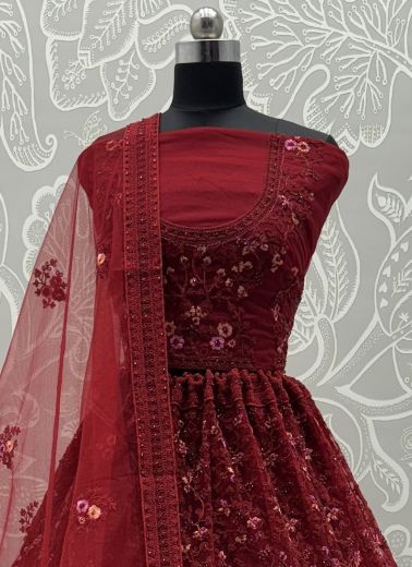 SERIES 2870-2873 - Catalog # 59300 (Set of 8 Semi-Stitched Lehengas) by Brand MEHERIYA
