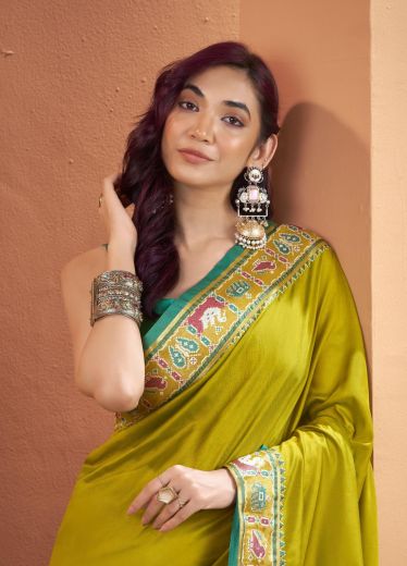 VRUNDAVAN SILK - Catalog # 59368 (Set of 6 Sarees) by Brand MEHERIYA