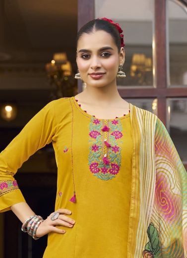 SANIA - Catalog # 59373 (Set of 4 Readymade Salwar Suits) by Brand KARISSA