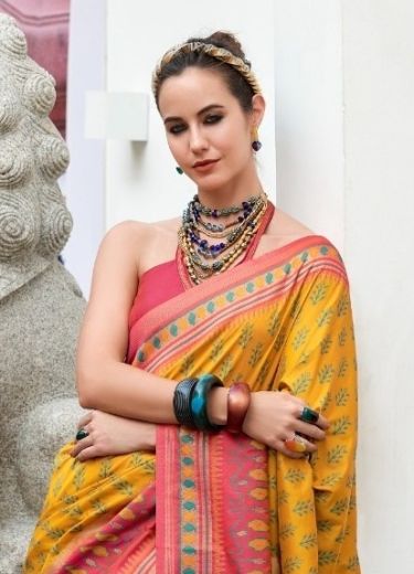 TAJ MAHAL 2 - Catalog # 59380 (Set of 8 Sarees) by Brand MEHERIYA