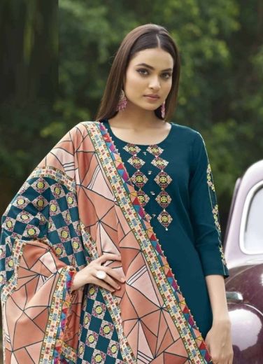 ANIKA - Catalog # 59385 (Set of 6 Readymade Salwar Suits) by Brand KARISSA