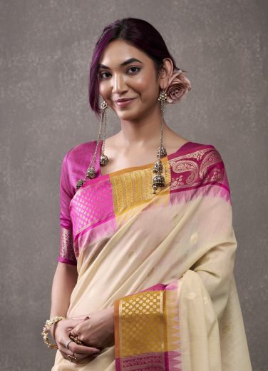 TUTI FRUTI SILK - Catalog # 59427 (Set of 6 Sarees) by Brand DESI MUSE