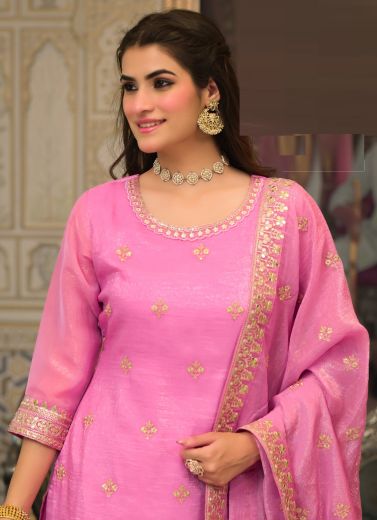 KASHAF - Catalog # 59485 (Set of 4 SIZE-SETS [Readymade Salwar Suits]) by Brand AFSANA