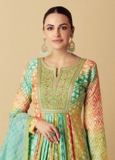 VAARI - Catalog # 59530 (Set of 2 Readymade Gowns) by Brand GULKAYRA DESIGNER