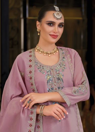 PARADISE - Catalog # 59583 (Set of 3 Readymade Salwar Suits) by Brand EBA LIFESTYLE