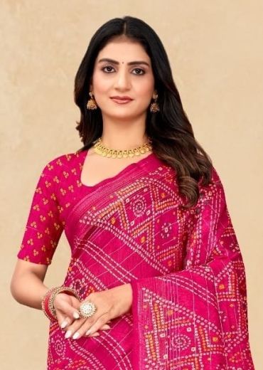 RAINBOW SILK 3 - Catalog # 59629 (Set of 12 Sarees) by Brand RUCHI SAREES