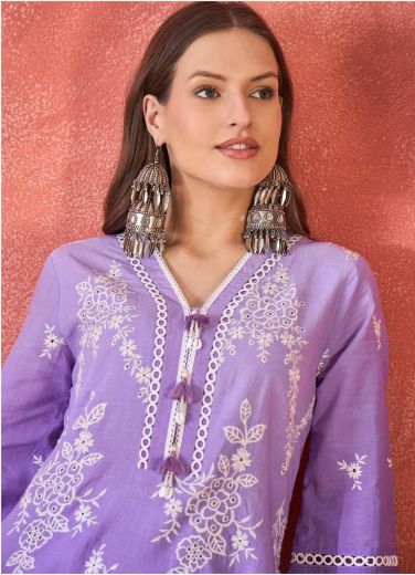 LOOMS & LAKHNAVI - Catalog # 59691 (Set of 6 Tops With Bottoms) by Brand DESI MUSE