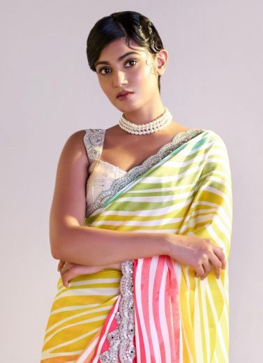 SPRING AURA - Catalog # 59719 (Set of 8 Sarees) by Brand MEHERIYA