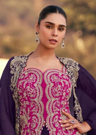 PANIHARI - Catalog # 59757 (Set of 3 Indo-Western Outfits) by Brand SAYURI DESIGNER