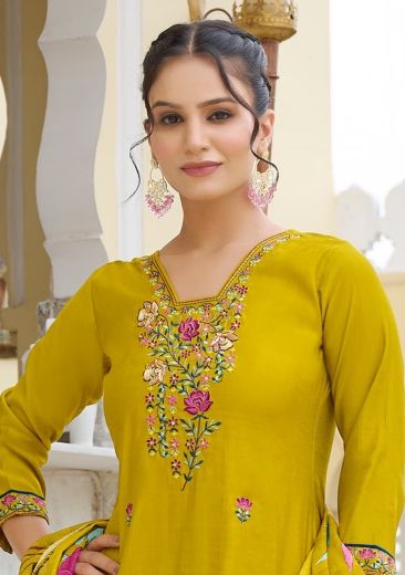 NORA 4 - Catalog # 59763 (Set of 6 Readymade Salwar Suits) by Brand KARISSA