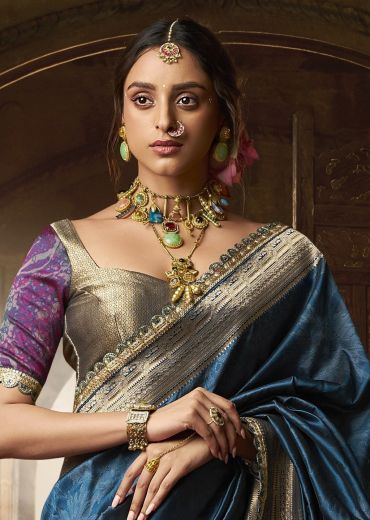 KALAYA SILK - Catalog # 59765 (Set of 5 Sarees) by Brand KIRA FASHIONS
