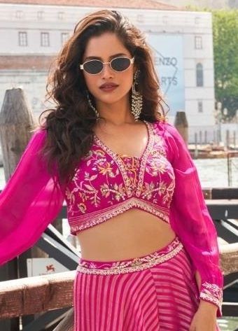 NAINA - Catalog # 59775 (Set of 3 Indo-Western Outfits) by Brand SAYURI DESIGNER