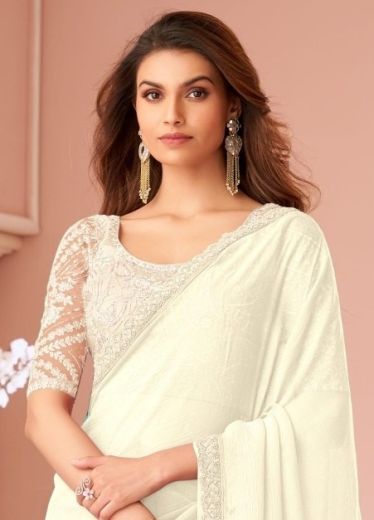 SALSA STYLE 8006 - Catalog # 59871 (Set of 6 Sarees) by Brand THE FASHION HUB