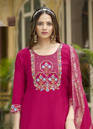 ROSHANI 2 - Catalog # 59885 (Set of 6 Readymade Salwar Suits) by Brand KARISSA