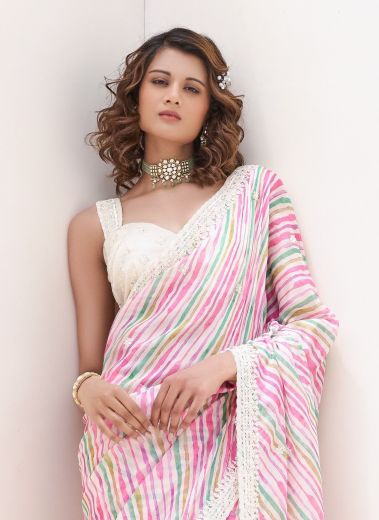 FLORIOUS - Catalog # 59905 (Set of 7 Sarees) by Brand AABHARAN