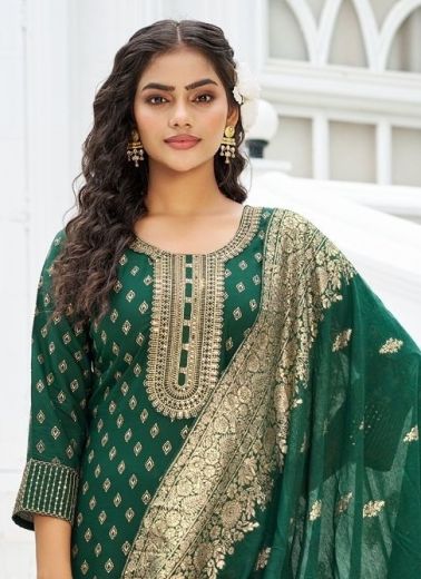 INDIA 1 - Catalog # 59907 (Set of 6 Readymade Salwar Suits) by Brand BLUE HILLS