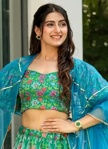 VALLARI 3 - Catalog # 60073 (Set of 5 Readymade Lehengas) by Brand SERENGETI