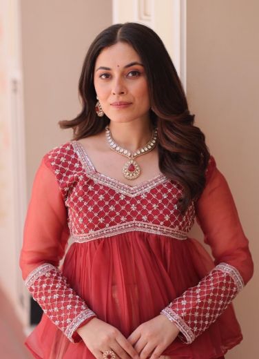 SERIES 7130 - Catalog # 62036 (Set of 2 Readymade Lehengas) by Serengeti