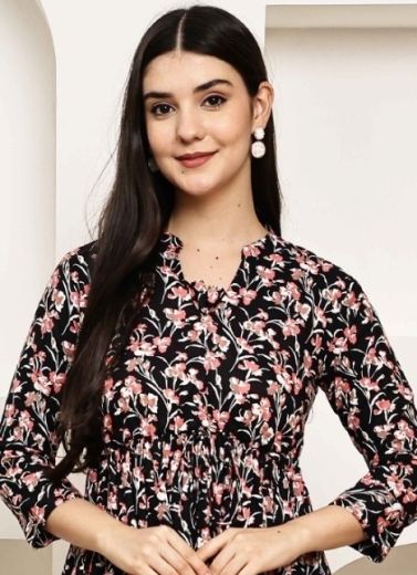ALINA - Catalog # 62315 (Set of 6 Readymade Women's Kurtis / Tops) by Rajnandini