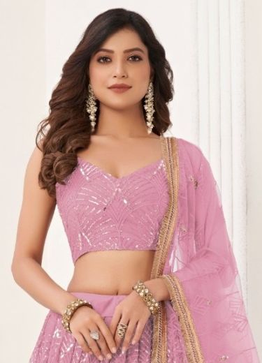 SERIES 2123 - Catalog # 63304 (Set of 5 Semi-Stitched Lehengas) by Narayani Fashion House