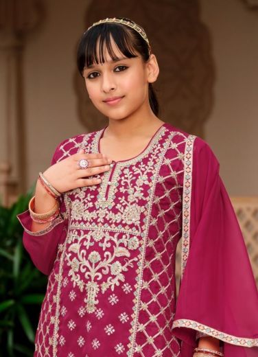 MINI VOGUE - Catalog # 64202 (Set of 3 Readymade Salwar Suits)