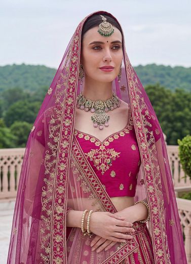 SERIES 2985 - Catalog # 64544 (Set of 2 Semi-Stitched Lehengas)