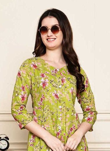 FROCK STYLE MATERNITY DRESS - Catalog # 64645 (Set of 8 Readymade Women's Kurtis / Tops)