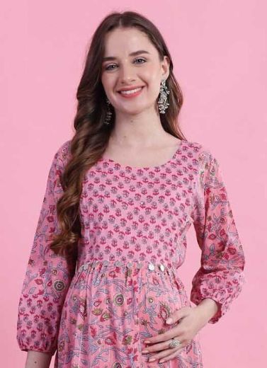 JAIPUR MATERNITY WEAR - Catalog # 64651 (Set of 10 Readymade Women's Kurtis / Tops)