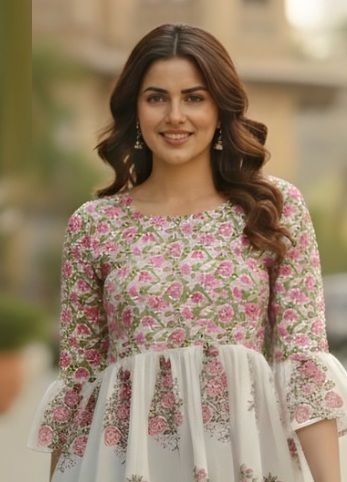 AARADHYA 21 - Catalog # 65115 (Set of 6 Readymade Women's Kurtis / Tops)