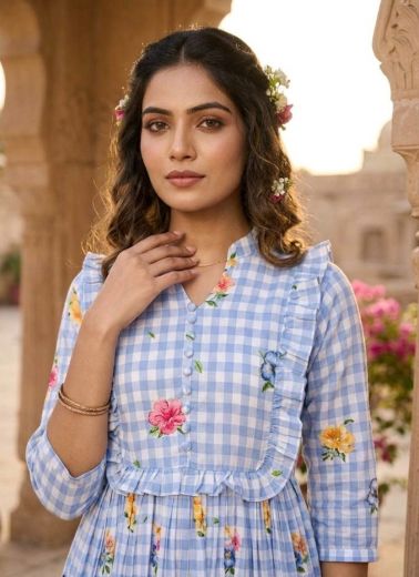 SERIES 1259 - Catalog # 65427 (Set of 3 Readymade Women's Kurtis / Tops)