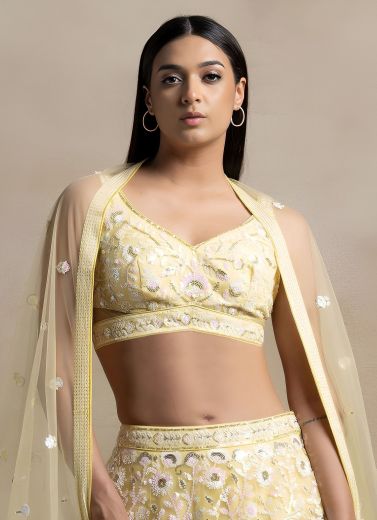 VOLUME 35 - Catalog # 65562 (Set of 4 Semi-Stitched Lehengas)