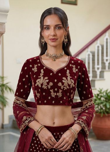 SERIES 3004 - Catalog # 65618 (Set of 2 Semi-Stitched Lehengas)