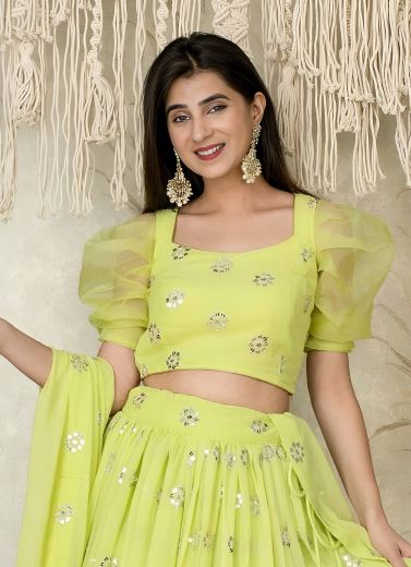 VOLUME 21 - Catalog # 65638 (Set of 6 Semi-Stitched Lehengas)