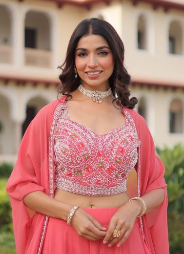 SERIES 7152 - Catalog # 65659 (Set of 2 Readymade Lehengas)
