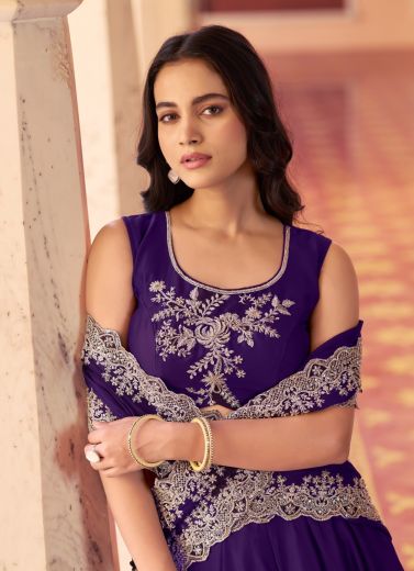 GULNAAZ 1475 - Catalog # 65901 (Set of 2 Semi-Stitched Lehengas)