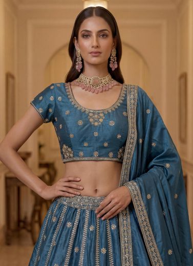 SERIES 3024 - Catalog # 65940 (Set of 6 Semi-Stitched Lehengas)