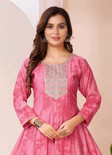 MERAKI - Catalog # 66427 (Set of 6 Readymade Women's Kurtis / Tops)