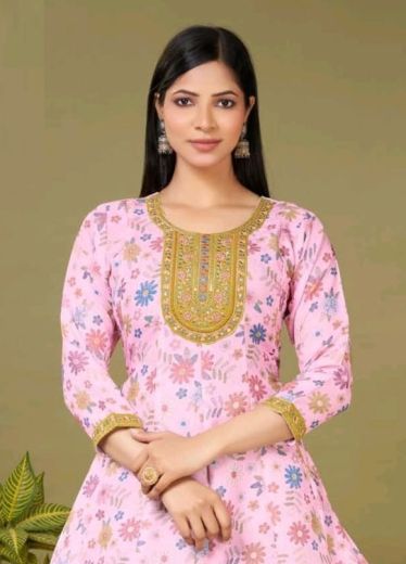 KIRTI - Catalog # 66554 (Set of 6 Readymade Women's Kurtis / Tops)