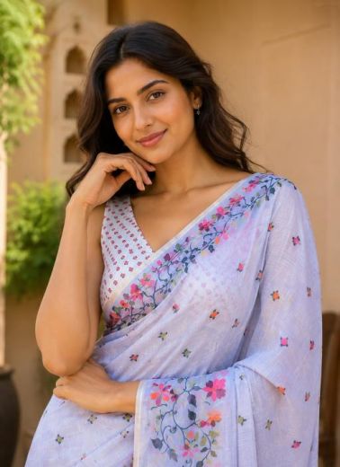 LEMON - Catalog # 67356 (Set of 6 Sarees)