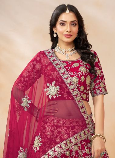 MANUSHKA - Catalog # 67429 (Set of 4 Semi-Stitched Lehengas)